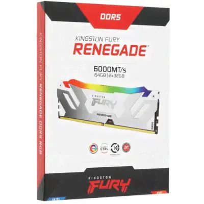 Оперативная память Kingston Fury Renegade White RGB KF560C32RWAK2-64 в Новосибирске