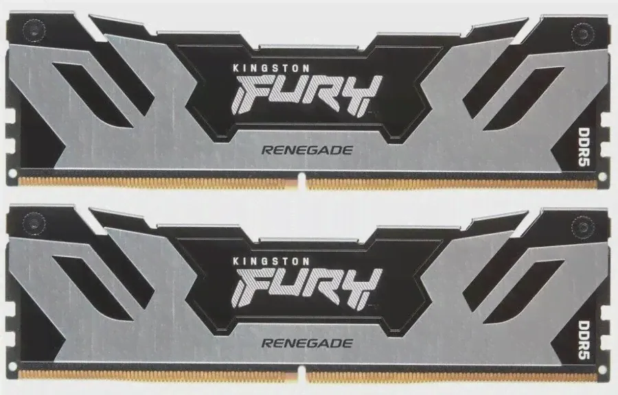 Оперативная память DDR5 32 ГБ 6000 МГц Kingston FURY Renegade Silver (KF560C32RSK2-32) модулей 2 шт.