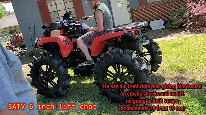 SATV 6 INCH LIFT ON OUTLANDERS 🤔🤔 let's chat
