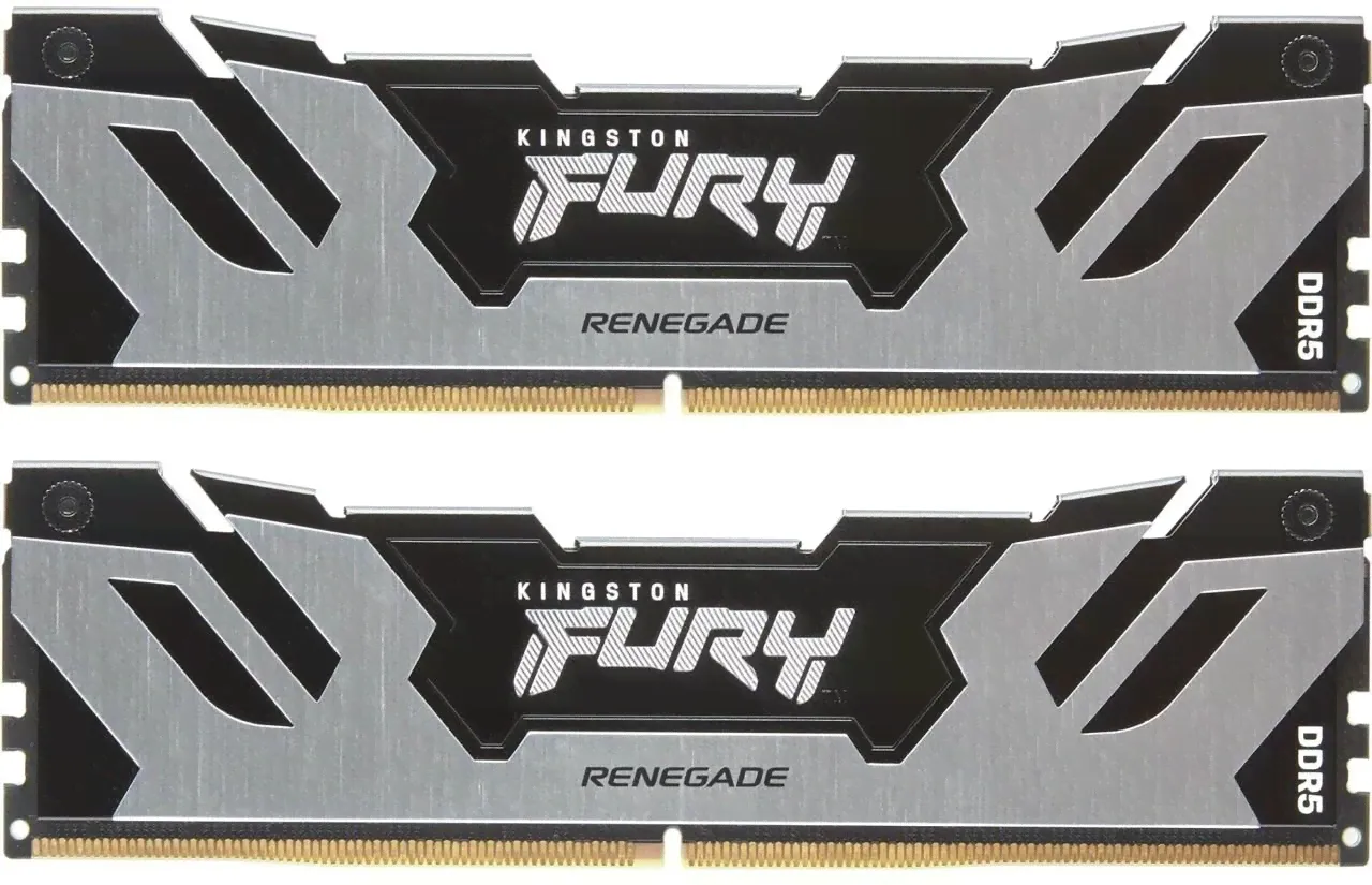 Комплект памяти Kingston Fury Renegade Silver 2х48 ГБ DIMM DDR5 6000 МГц, KF560C32RSK2-96-0